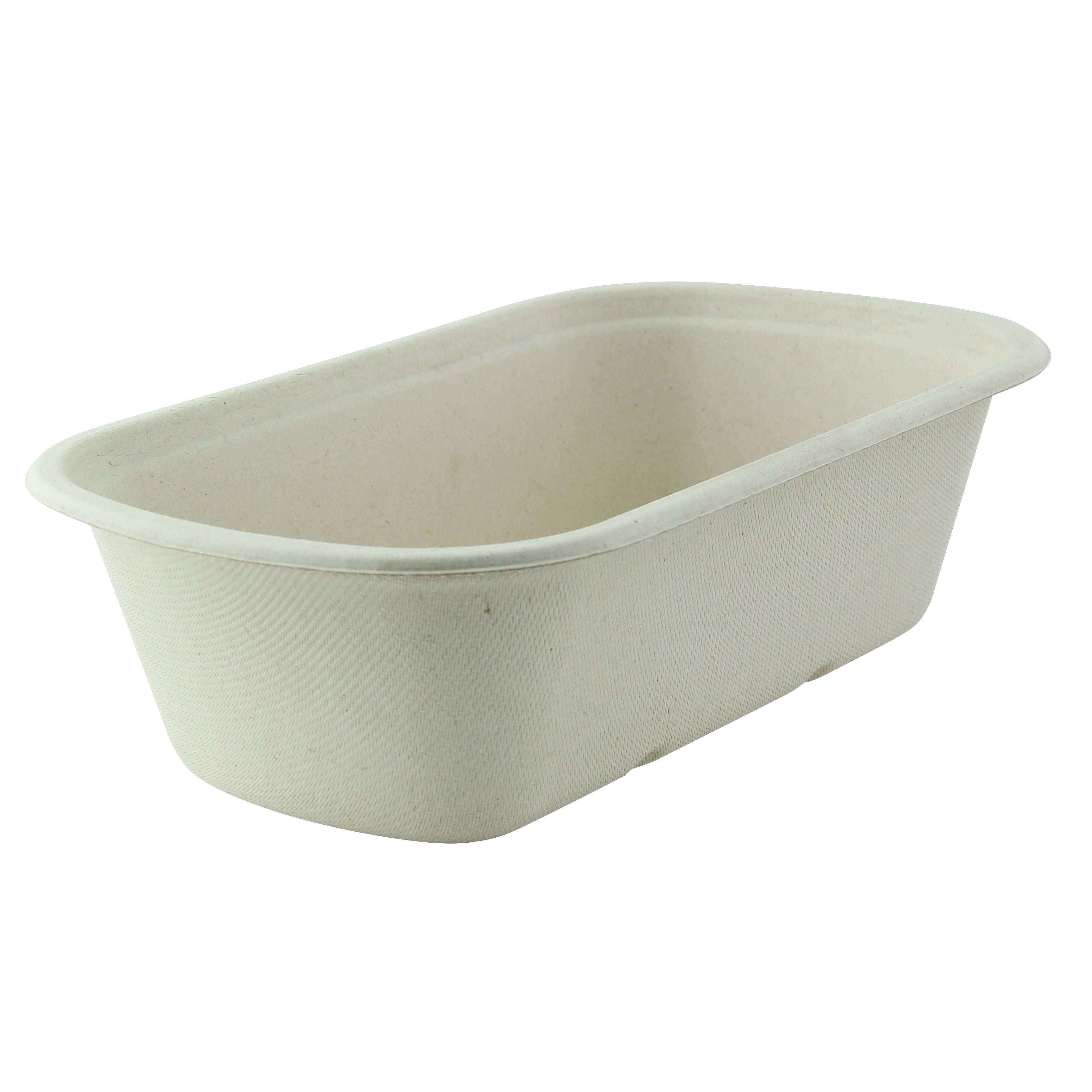 Brown pulp rectangular container - 34 oz – Klover Sales